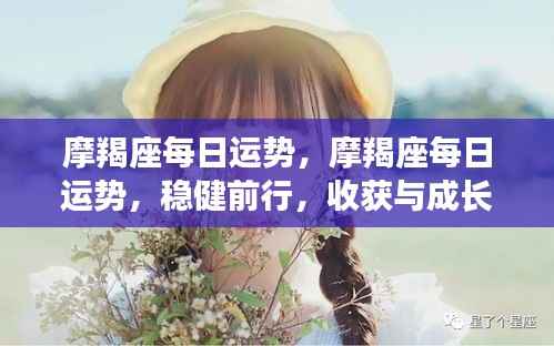 摩羯座每日运势详解,稳健前行,收获与成长双丰收