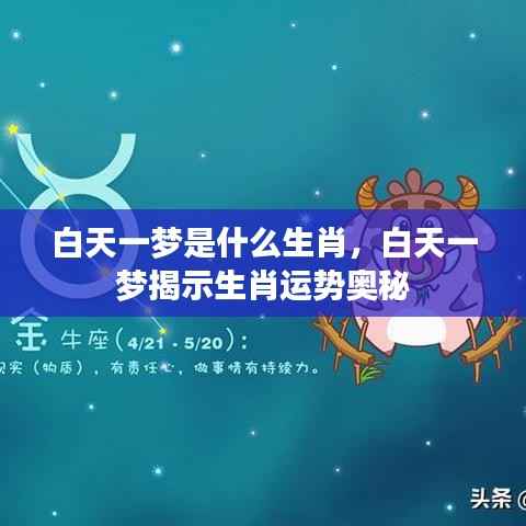 白天一梦与生肖运势,揭秘生肖奥秘