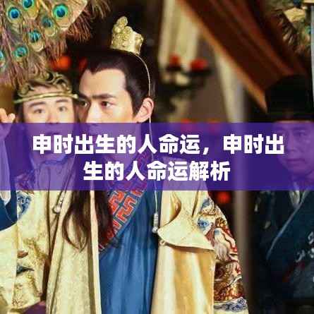 申时出生的人命运详解与解析