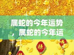 属蛇今年运势揭秘,洞悉蛇年走向,把握未来机遇