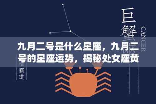 揭秘九月二号处女座运势,黄金时光解读星座运势秘密