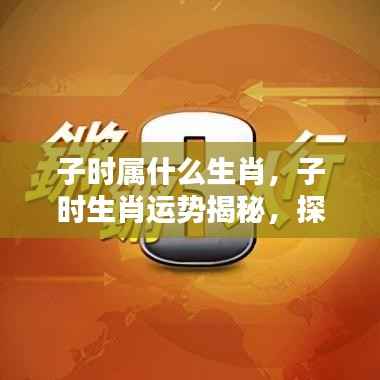 子时生肖运势揭秘,探寻属于你的星辰奥秘与生肖运势