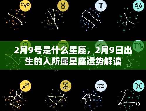 2月9日出生的人所属星座运势解读,探寻星座运势,揭秘性格与未来走向