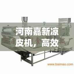 河南嘉新凉皮机,高效生产引领凉皮行业新风尚