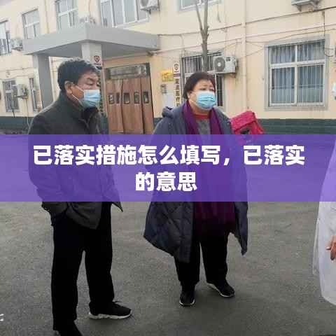 已落实措施怎么填写,已落实的意思