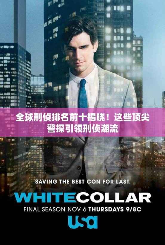 全球刑侦排名前十揭晓!这些顶尖警探引领刑侦潮流