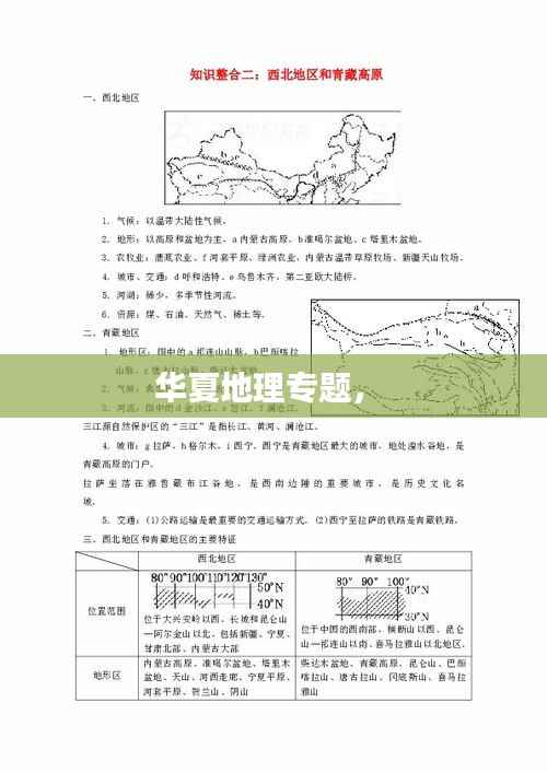 华夏地理专题,