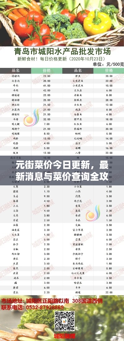 元街菜价今日更新,最新消息与菜价查询全攻略